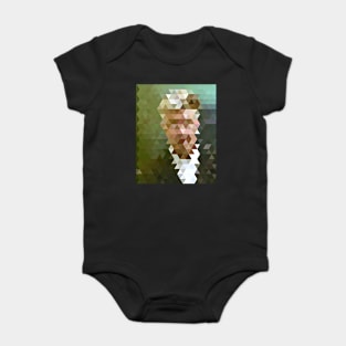 David Lynch Geometric Tribute Design Baby Bodysuit